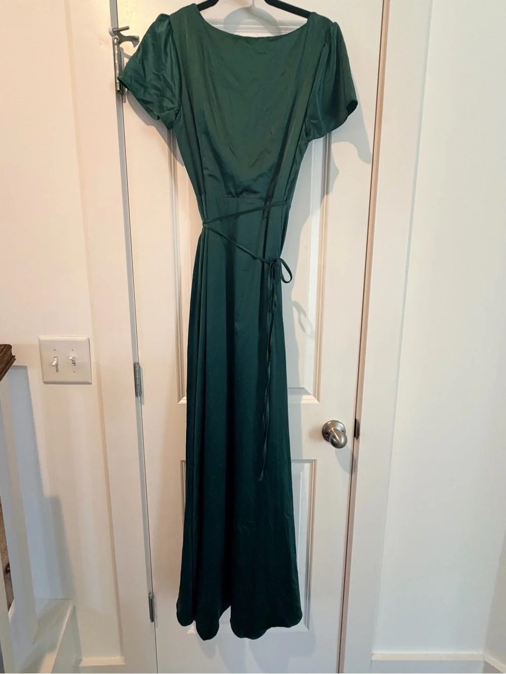 Baltic Born Deep Green Wrap Maxi Dress - Picture 4 of 5